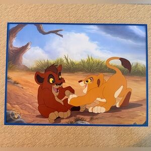 Disney Lion King II Simba's Pride Commemorative Lithograph